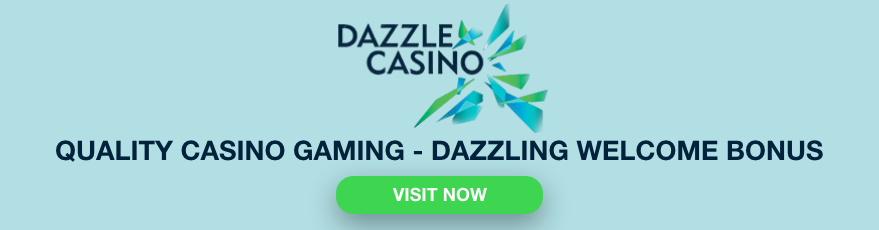 Dazzle Casino Logo Banner newslotsite uk
