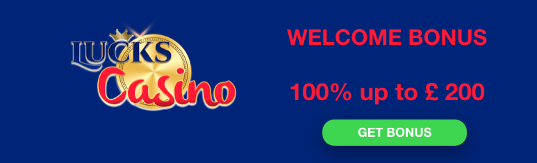 Lucks Casino Welcome Bonus Baner Newslotsite Uk