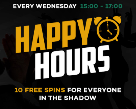 ShadowBet happy hours