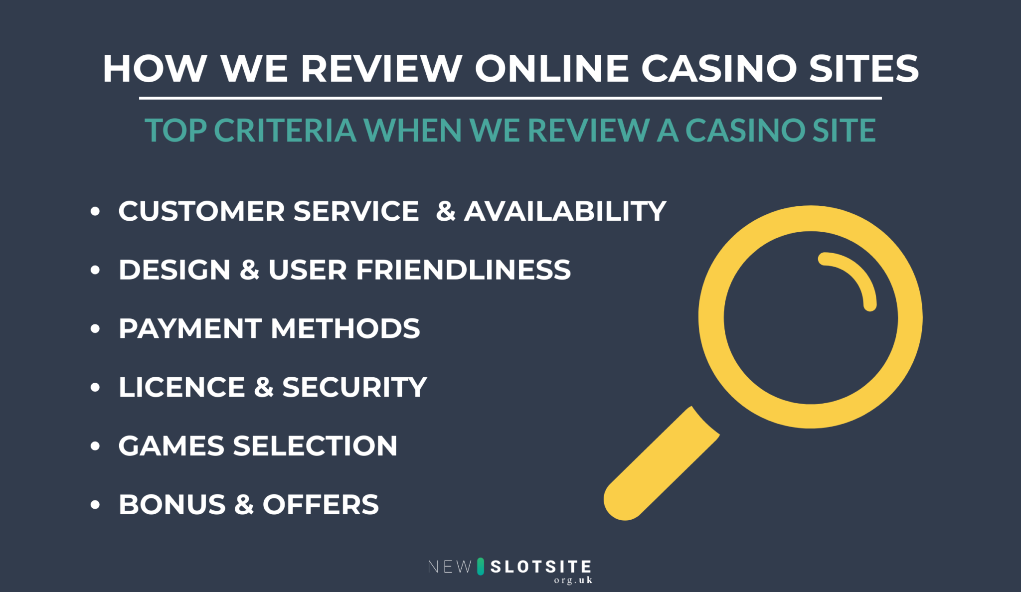 how we review casino sites