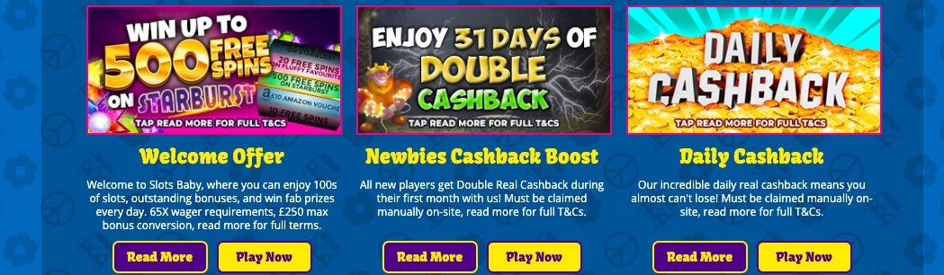 slots baby casino offers and promotions new slotsite uk